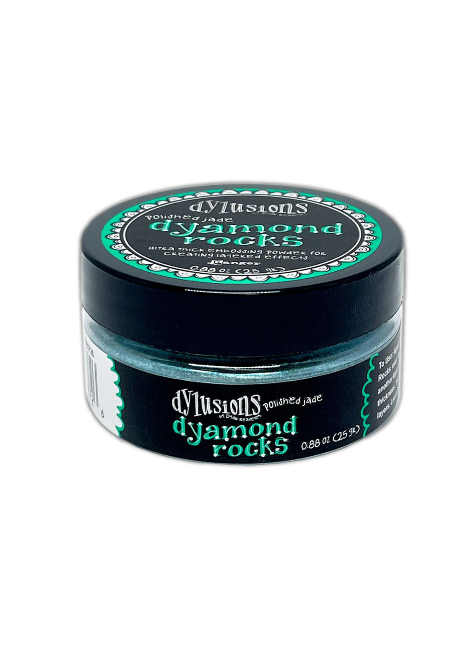 Ranger Dylusions Dyamond Rocks Ultra Thick Embossing Powder, Polished Jade