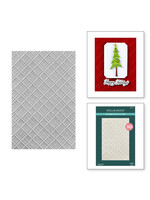 Spellbinders Embossing Folder, 3D Argyle Plaid