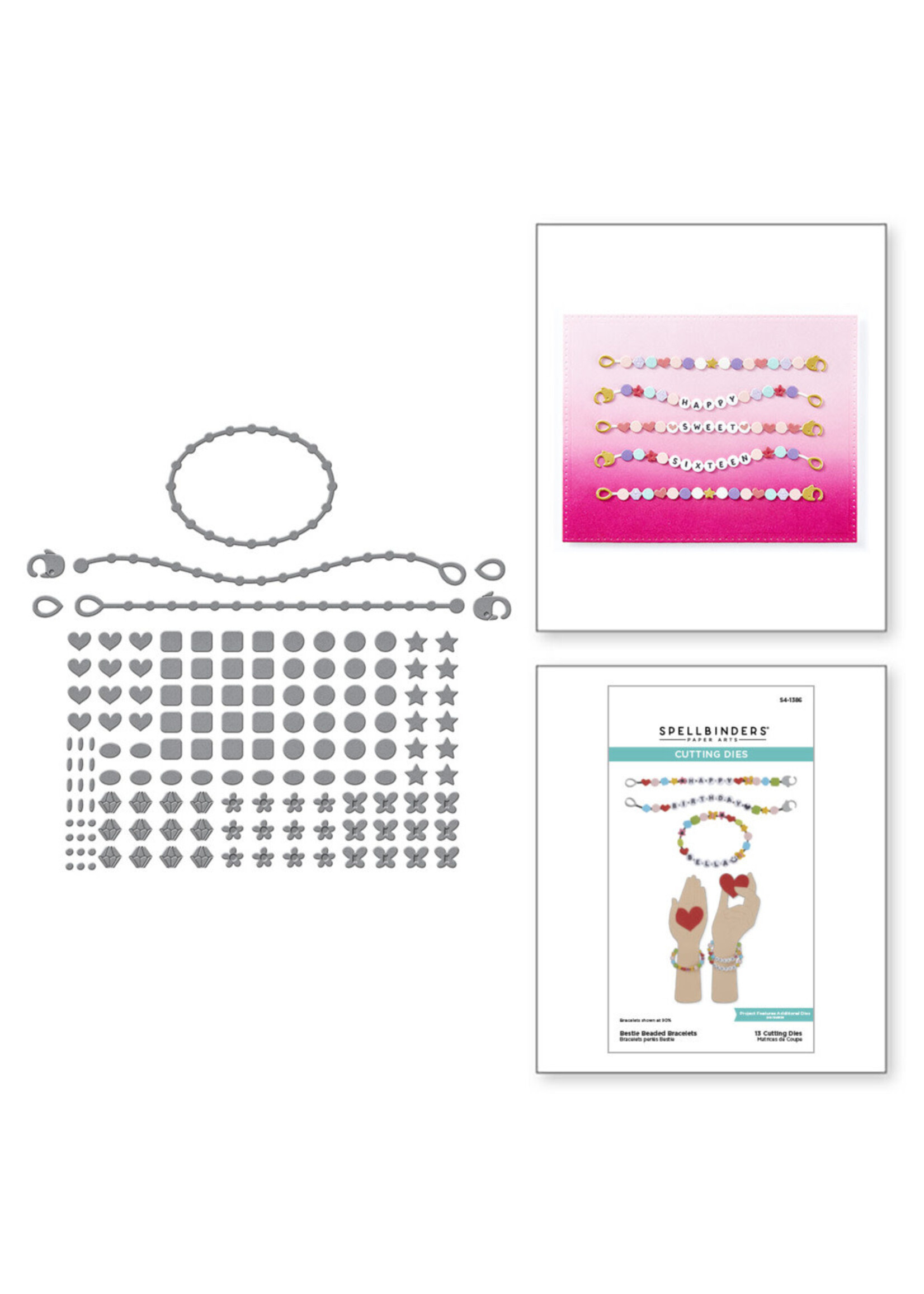 Spellbinders Die, Bestie Beaded Bracelets