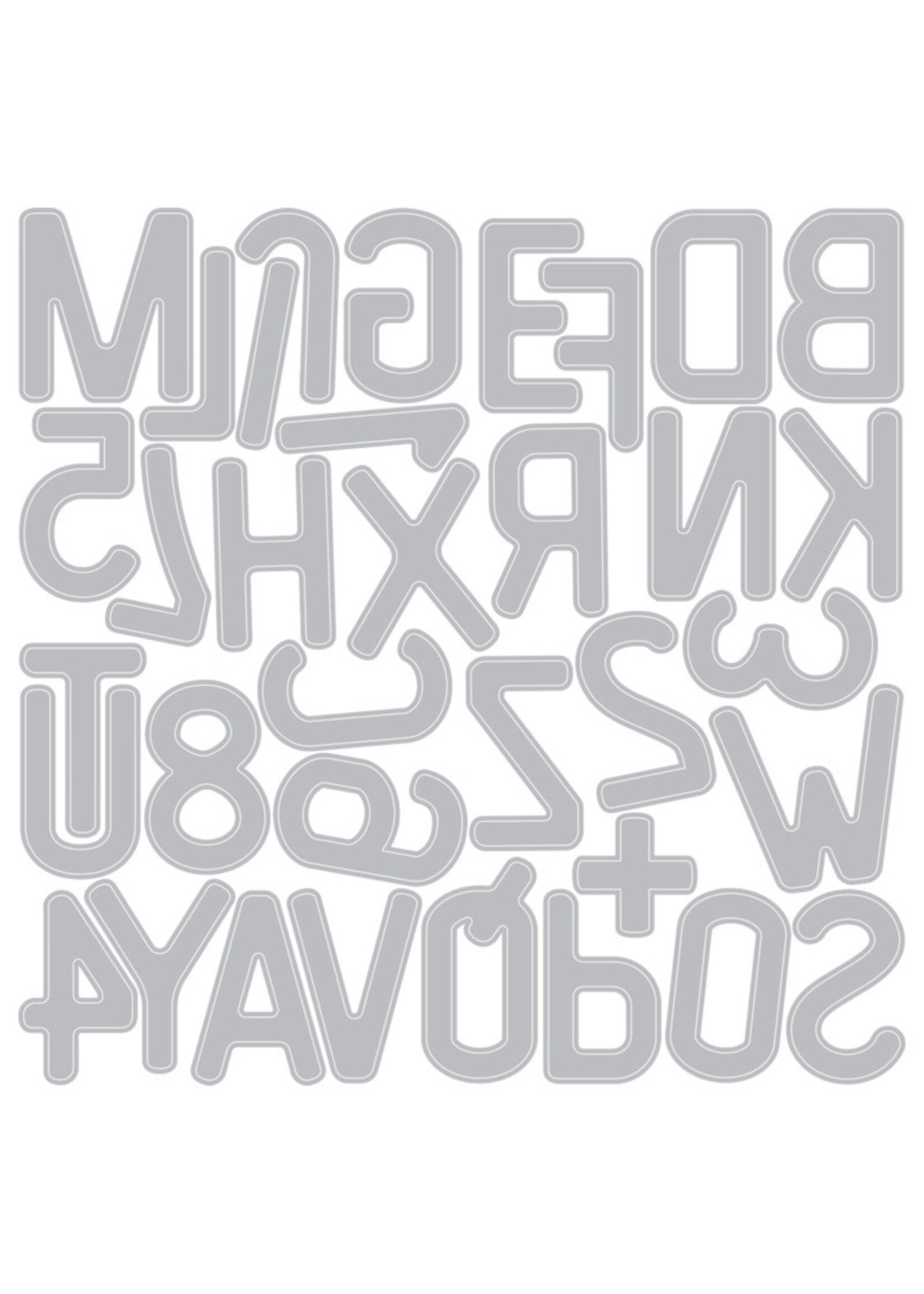 Sizzix Tim Holtz Sidekick Side-order Thinlits, Letterboard