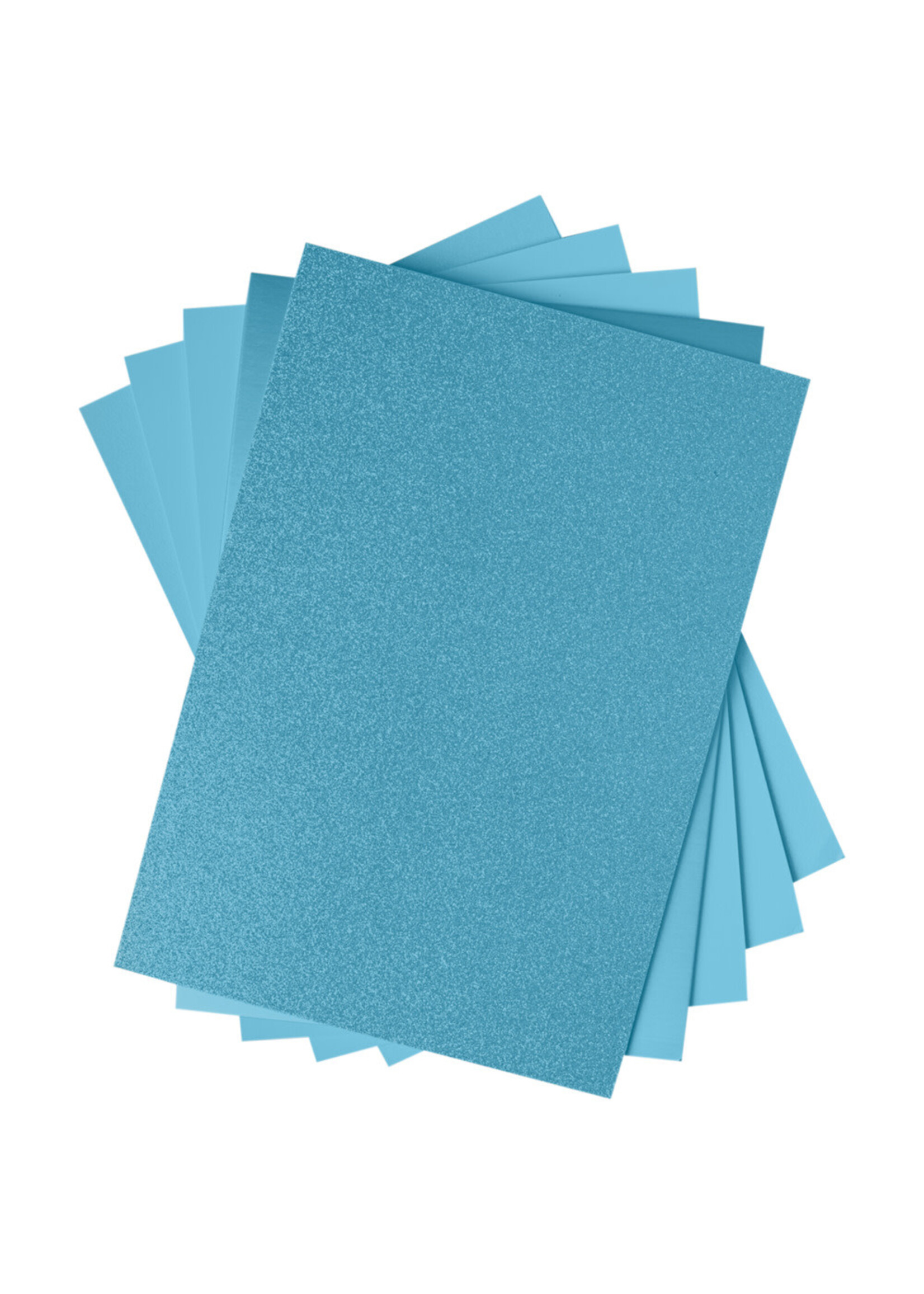 Sizzix Opulent Cardstock Pack 8.5x11, Teal (50 sheets)