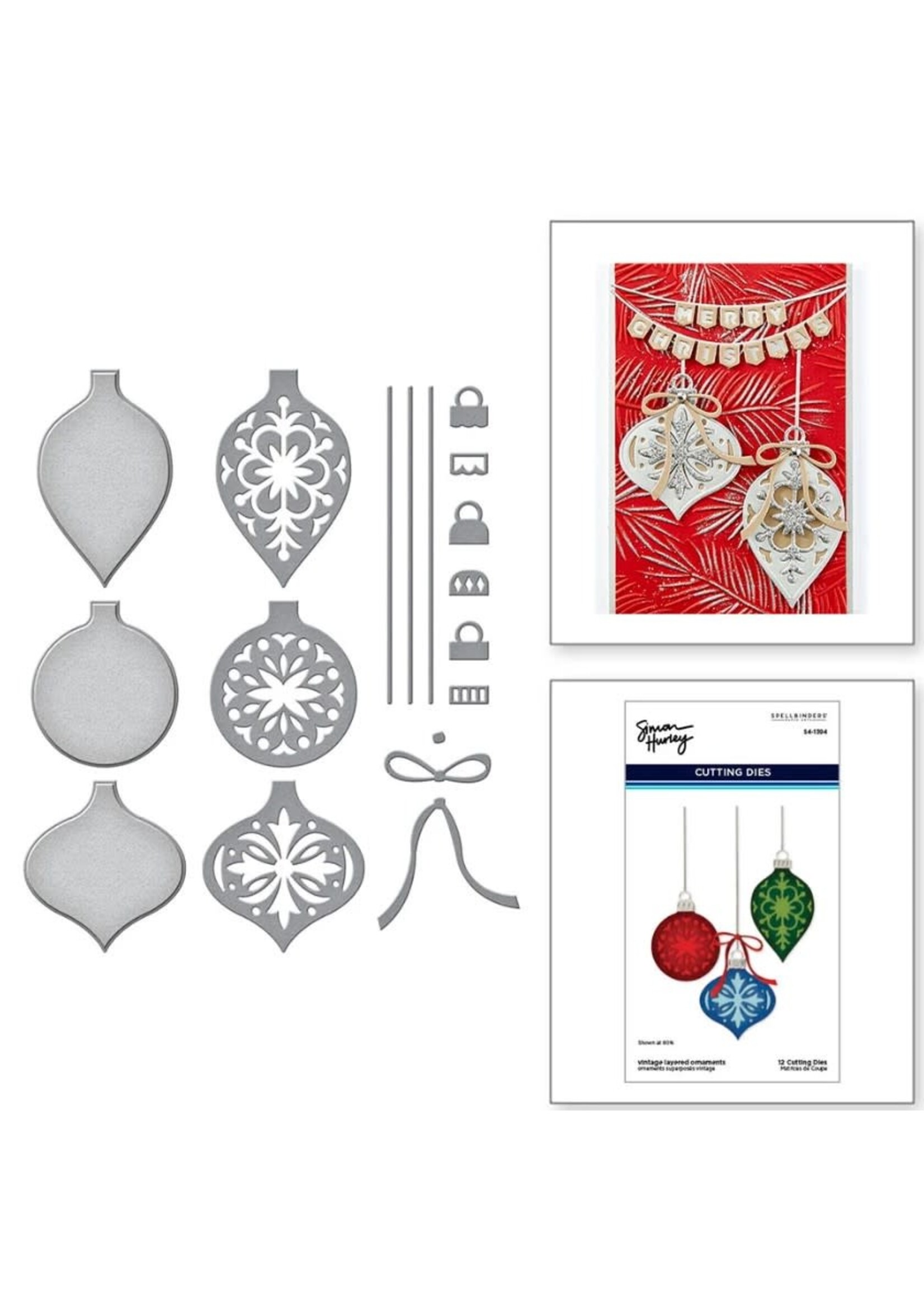 Spellbinders Spellbinders Die, Vintage Layered Ornaments