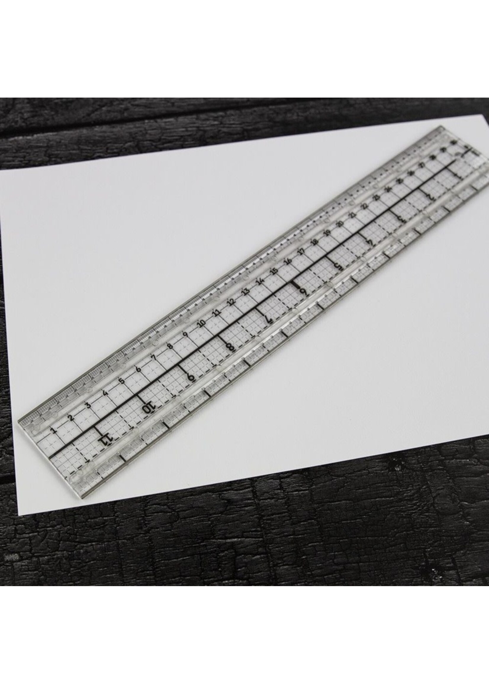 Tonic Studios Tim Holtz Media Ruler, 12"x2"