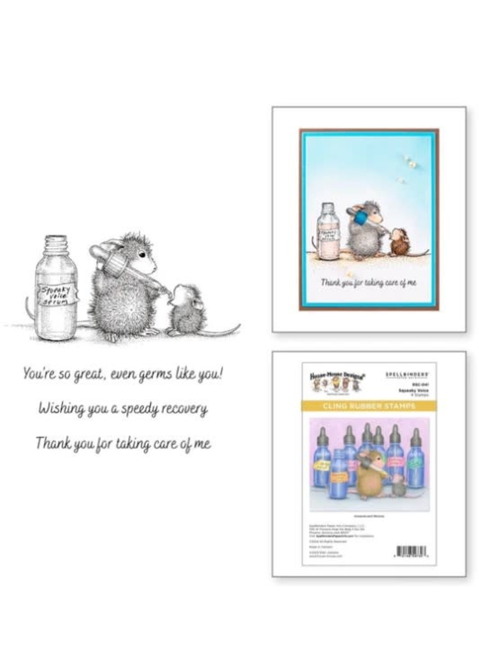 Spellbinders Stamp, Squeaky Voice