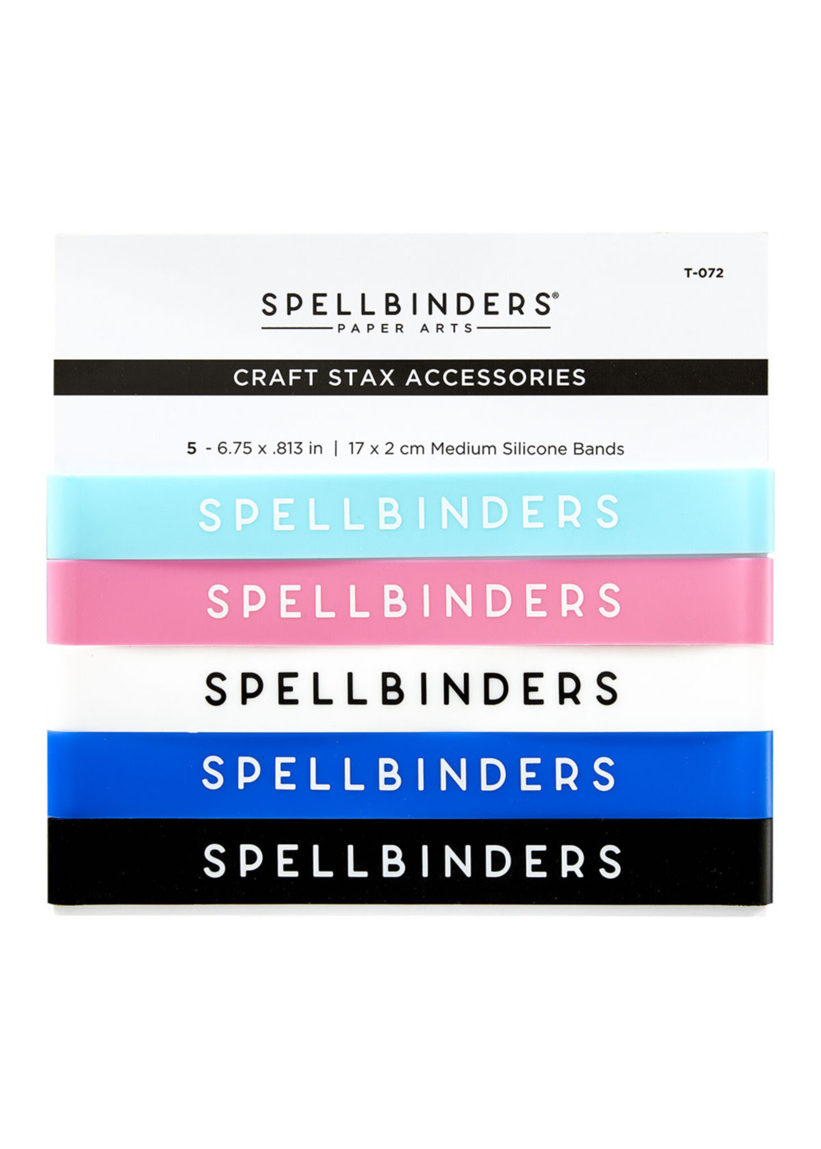 Spellbinders Craft Stax Silicone Bands, Medium