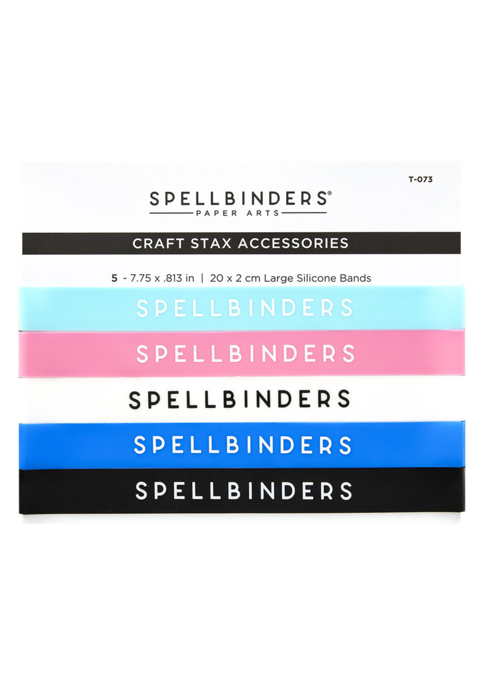 Spellbinders Craft Stax Silicone Bands, Large