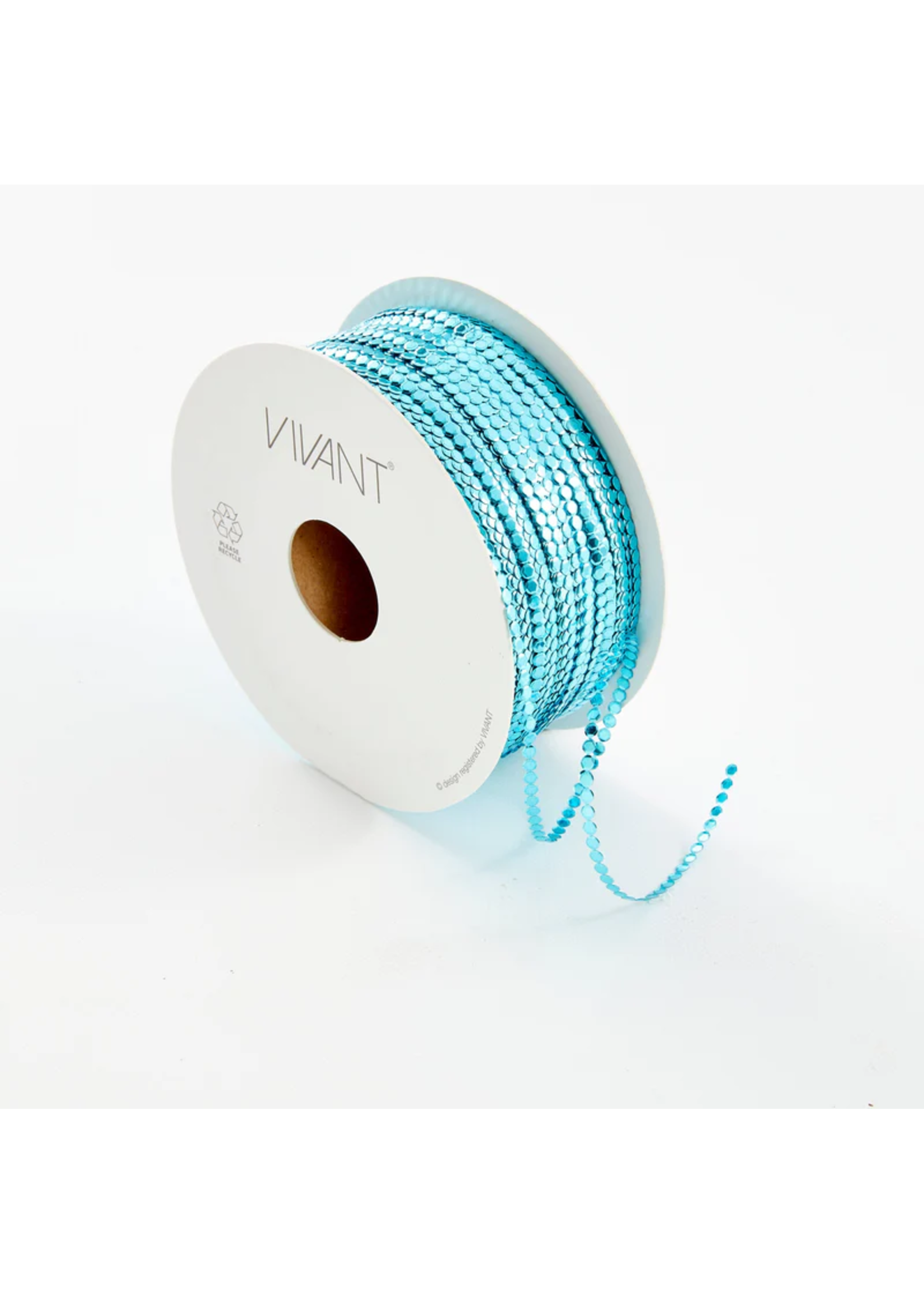 Spellbinders Vivant Circle Metallic Cord, Turquoise (Per Metre)