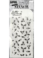 Stampers Anonymous Layering Stencil, Tiny Holly