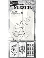 Stampers Anonymous Tim Holtz Mini Layering Stencils, Set 61