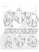 Stampers Anonymous Tim Holtz Cling Stamp, Spooky Spirits