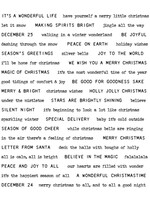Stampers Anonymous Tim Holtz Cling Stamp, Tiny Text Christmas