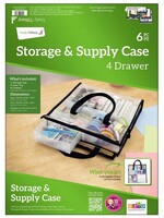 Totally Tiffany Totally Tiffany Supply and Storage Case, 12x12 - 4 drawer