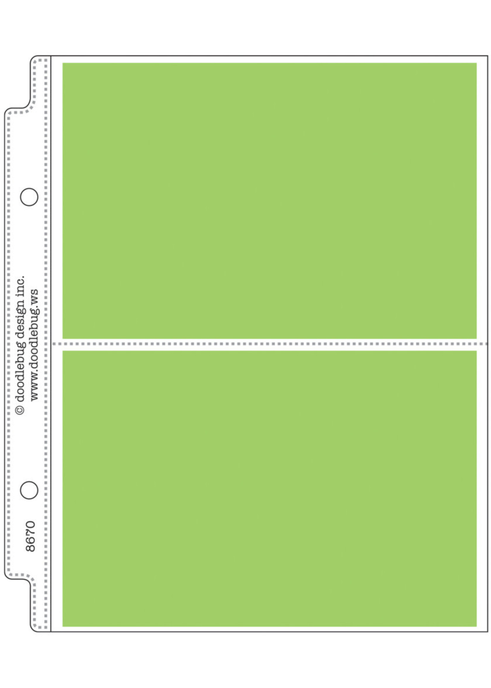 Doodlebug Doodlebug Mini Album Protectors, 4"x6" (12)