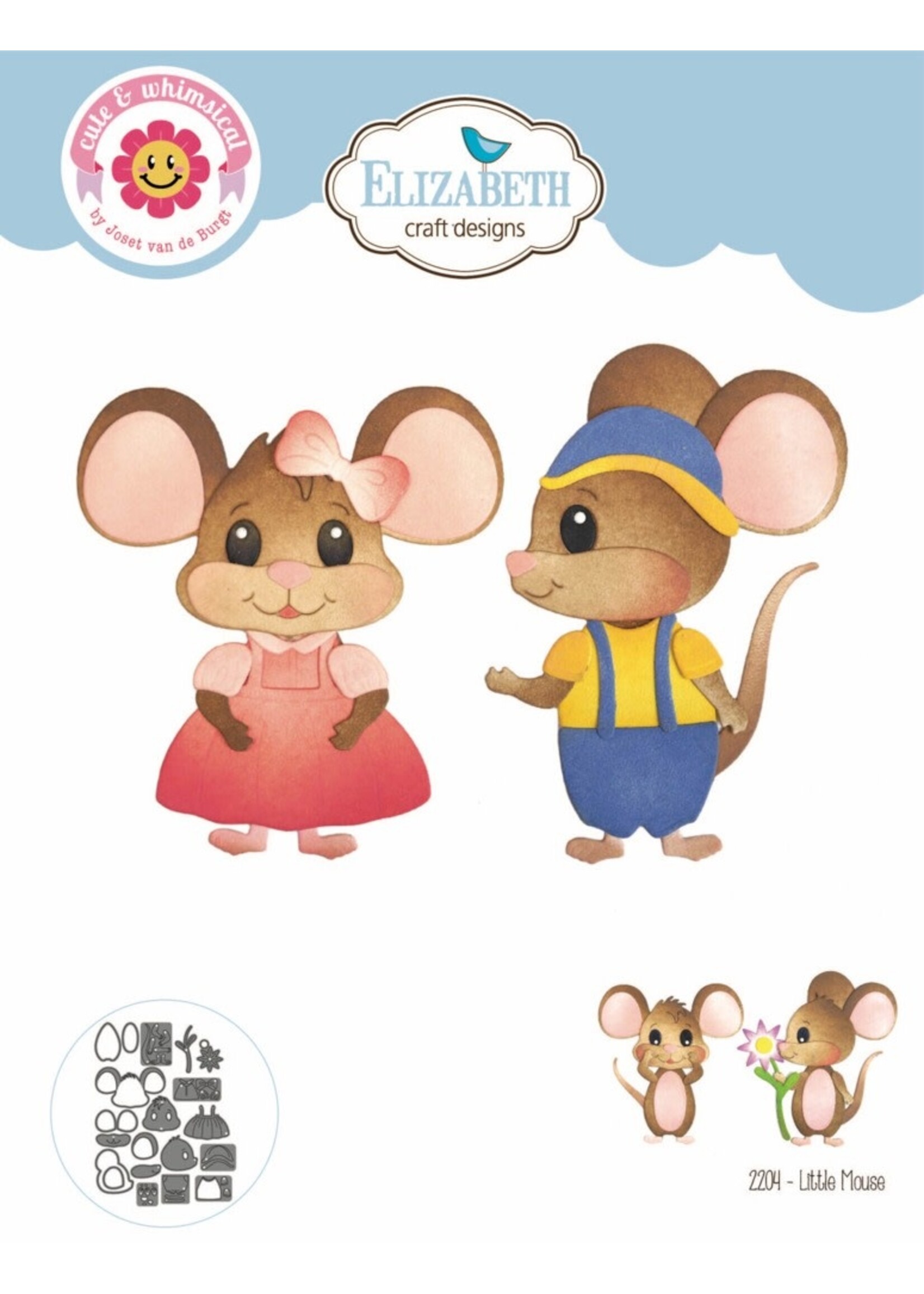 Elizabeth Craft Design ECD Die, Little Mouse