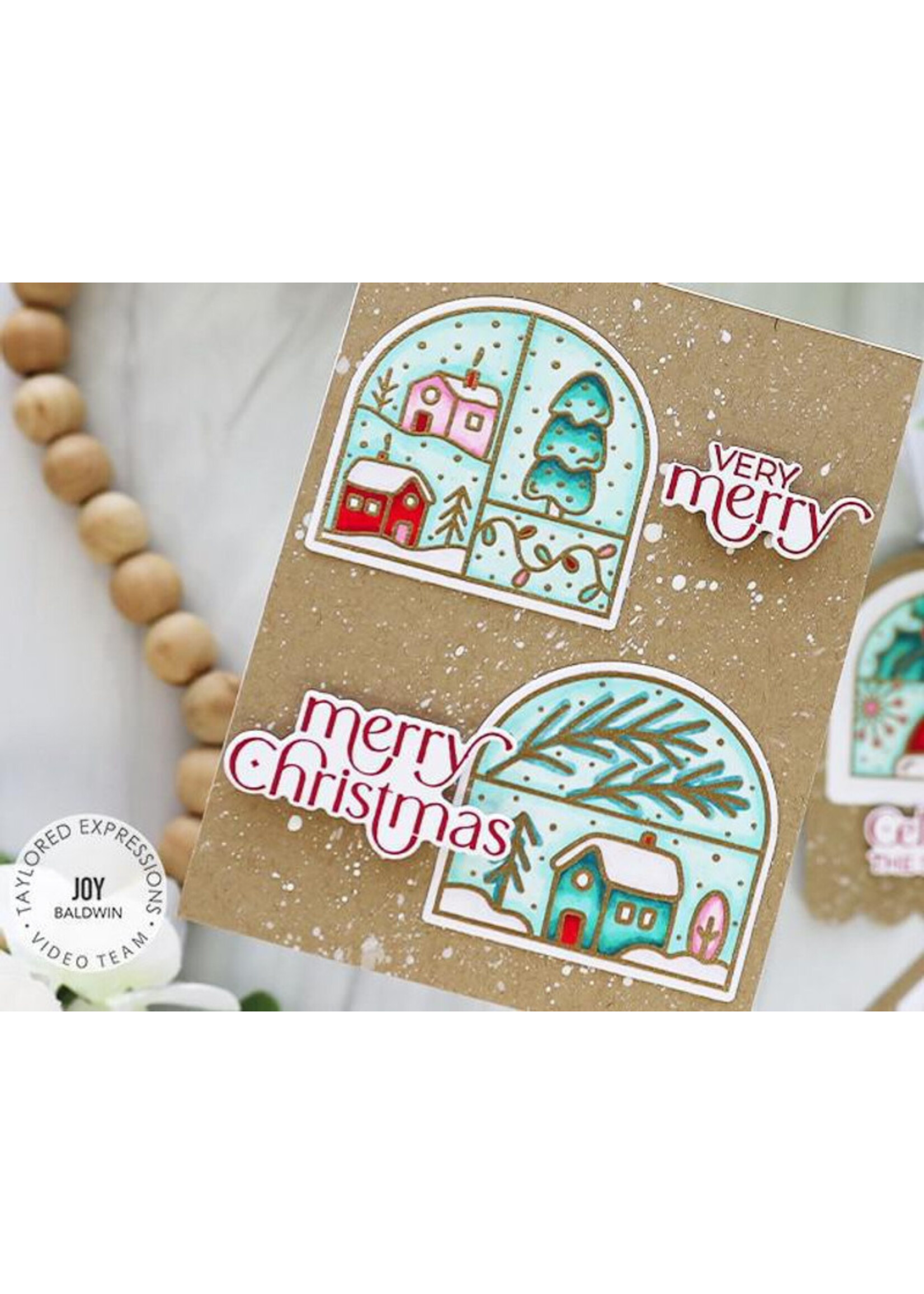 Taylored Expressions Cling Stamp, Arch Noel