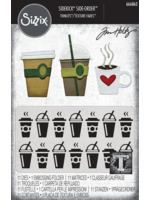 Sizzix Tim Holtz Sidekick Side Order Thinlits, Fresh Brewed