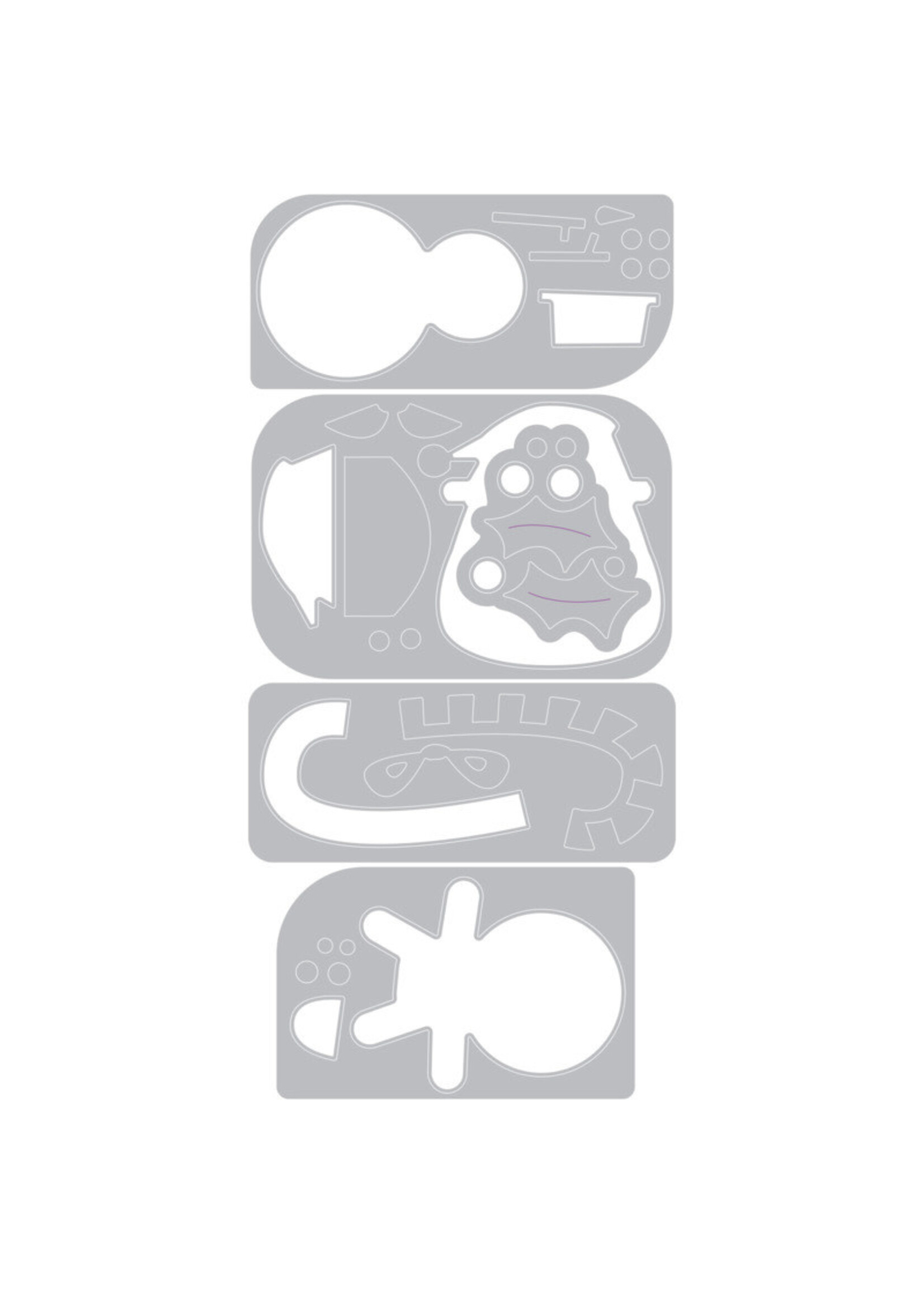 Sizzix Tim Holtz Sidekick Side-order Thinlits, Christmas Minis