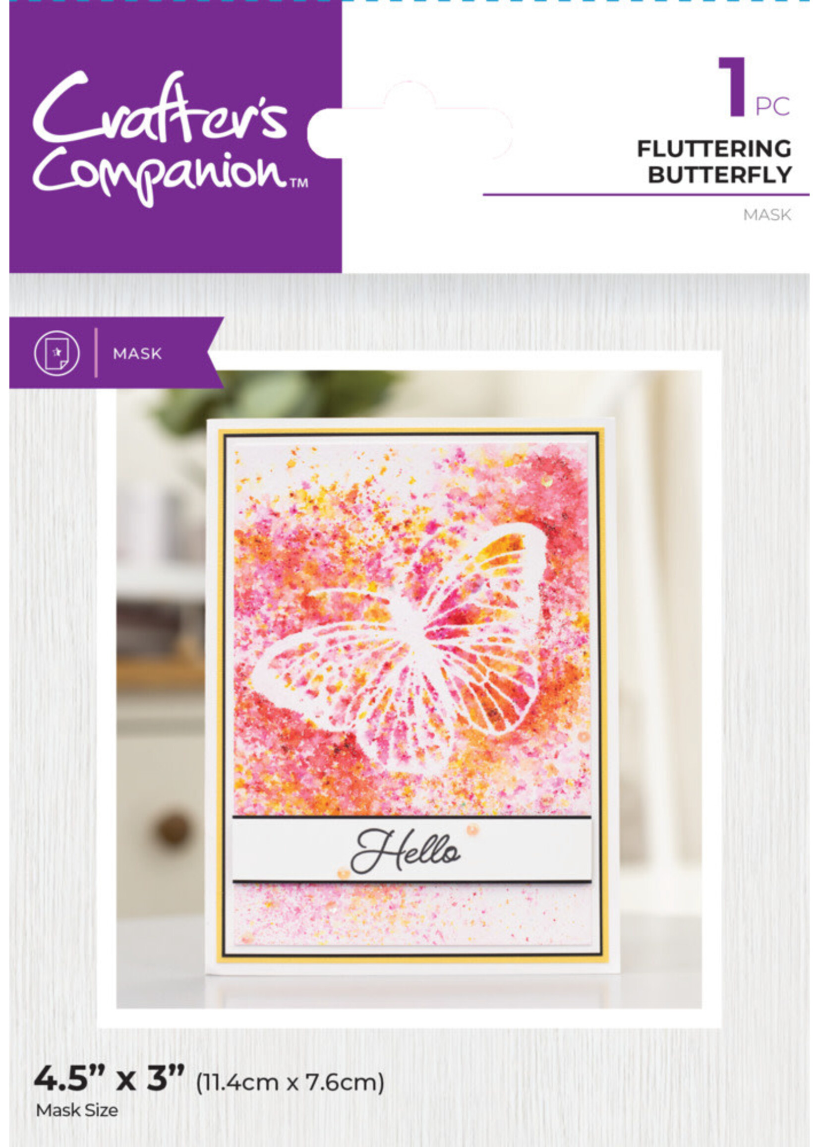 Crafter's Companion Crafter's Companion Mask, Fluttering Butterfly