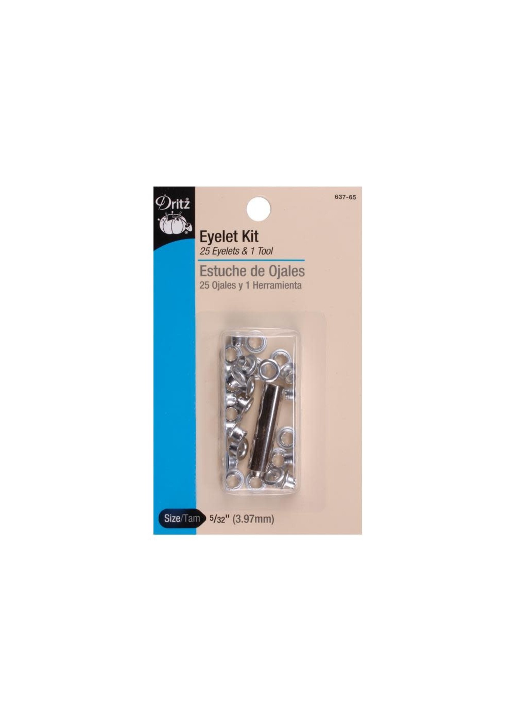 Dritz Eyelet Kit 5/32", Silver (25)