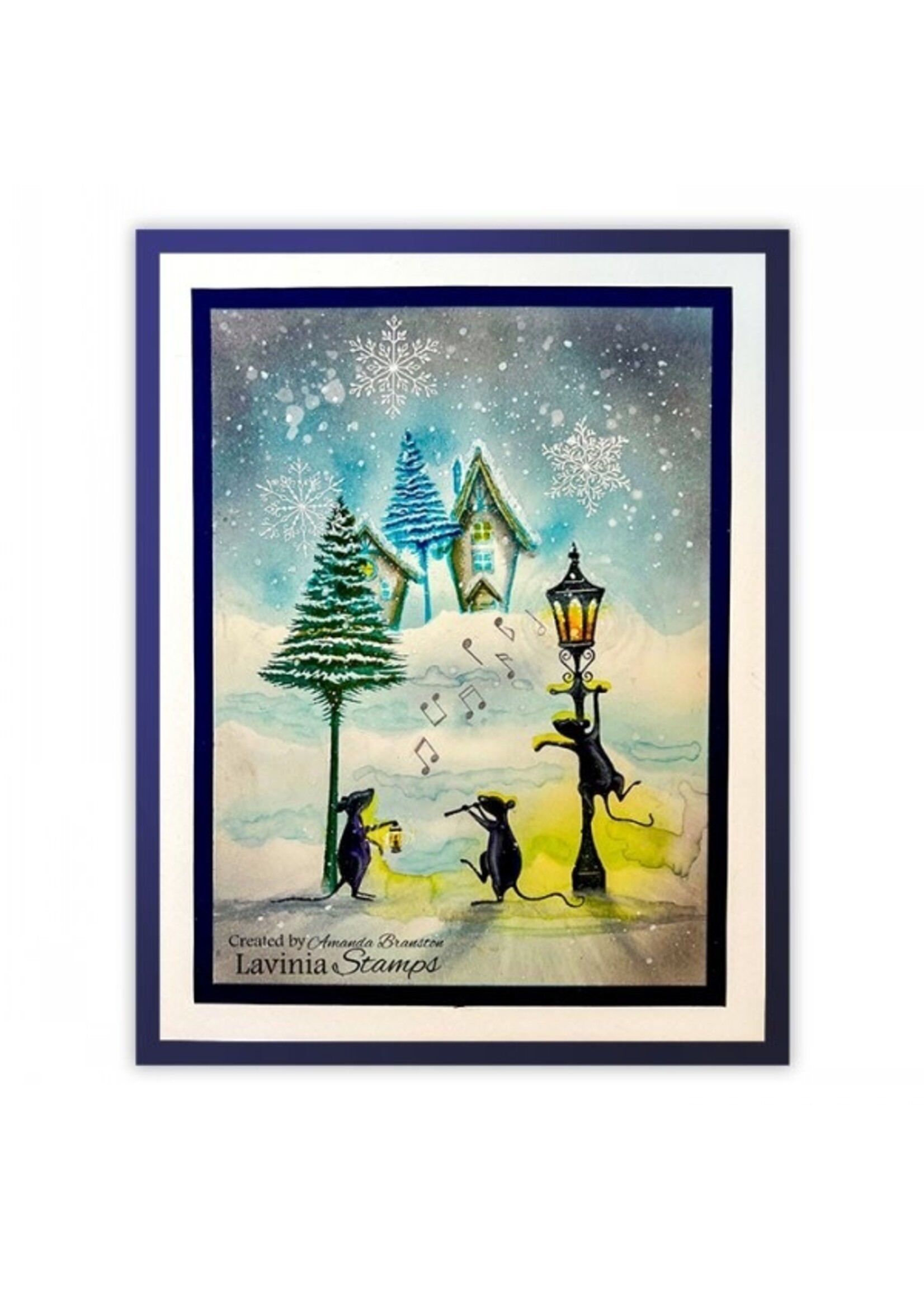 Lavinia Lavinia Stamp, LAV 930 Snowy Fir Tree