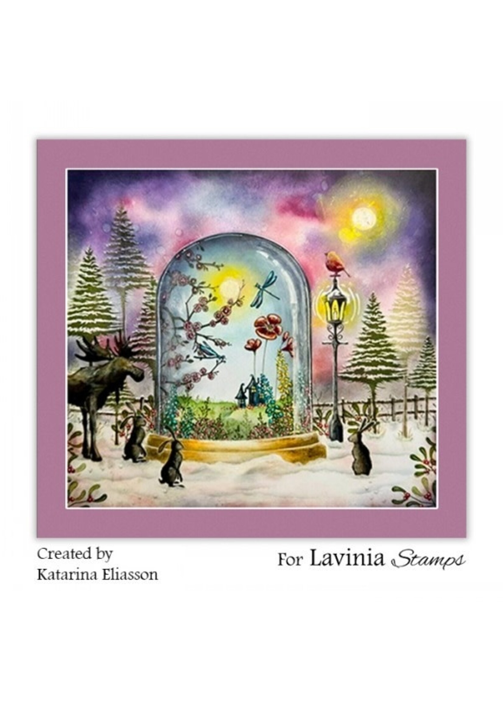 Lavinia Lavinia Stamp, Snowy Fir Tree - Small