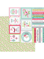 Doodlebug 12x12 Tinsel Time, Happy Holly Days
