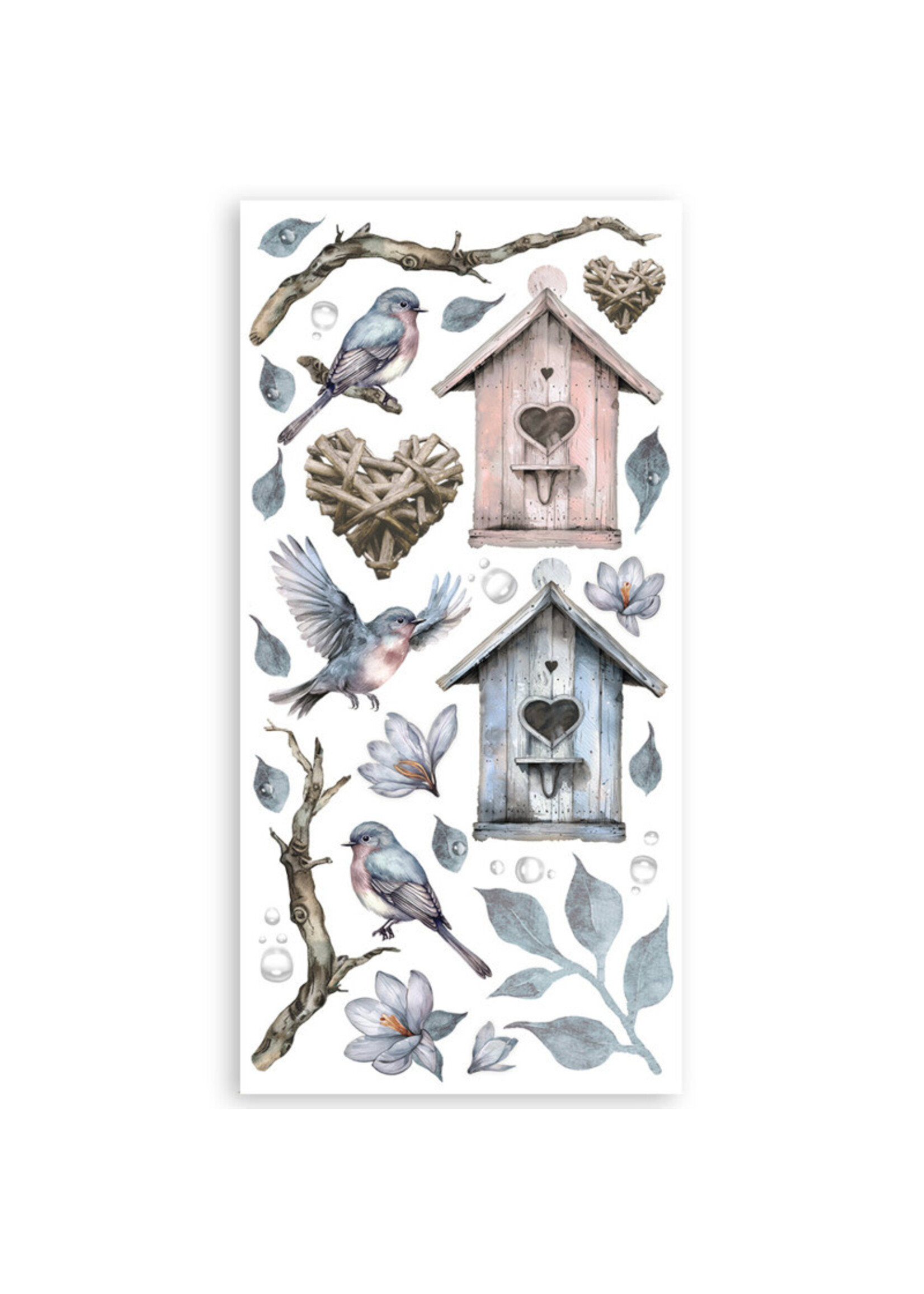 Stamperia Paper Cut-Outs, Create Happiness Dewdrops