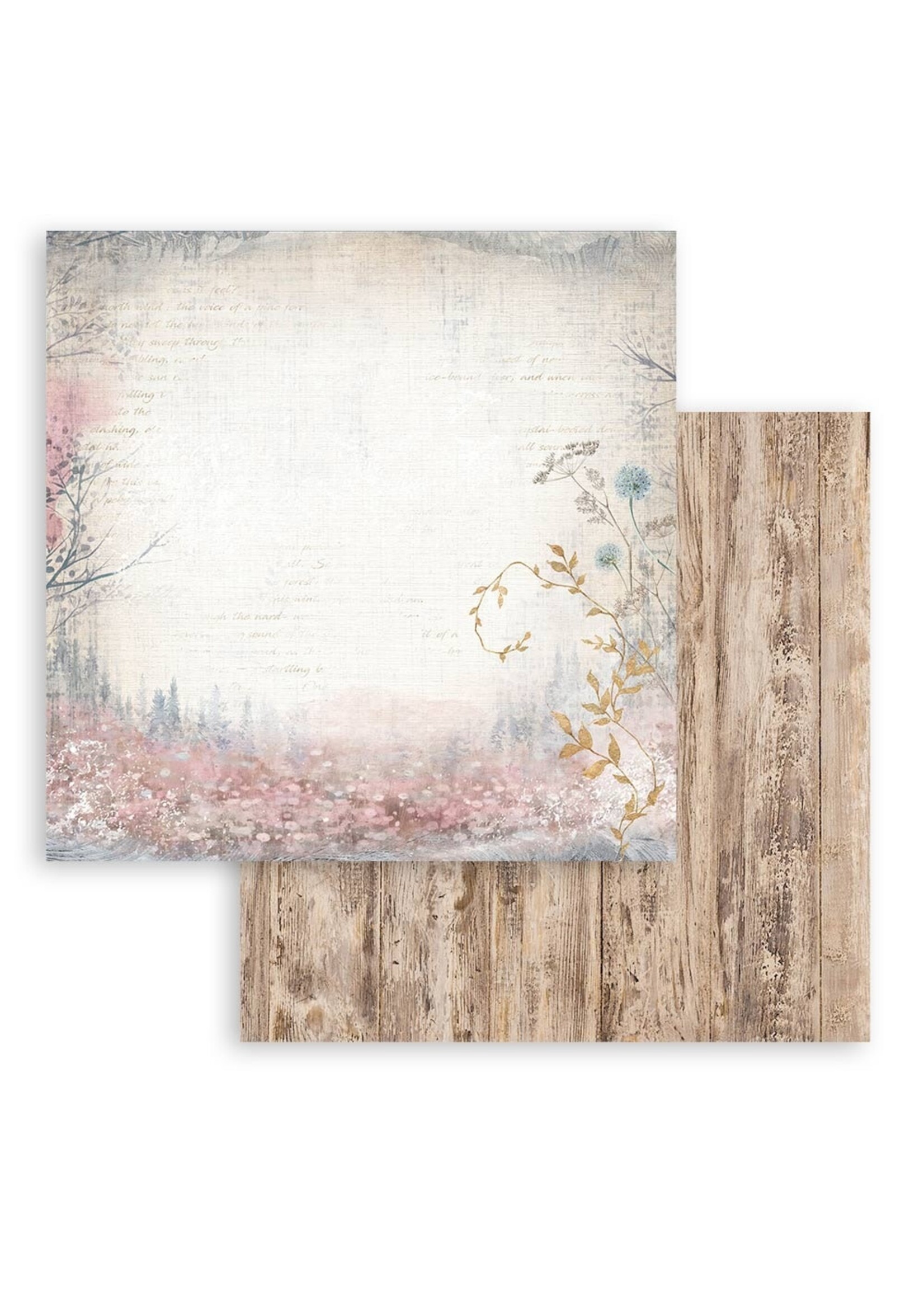 Stamperia Stamperia 12x12 Create Happiness Dewdrops, Wood