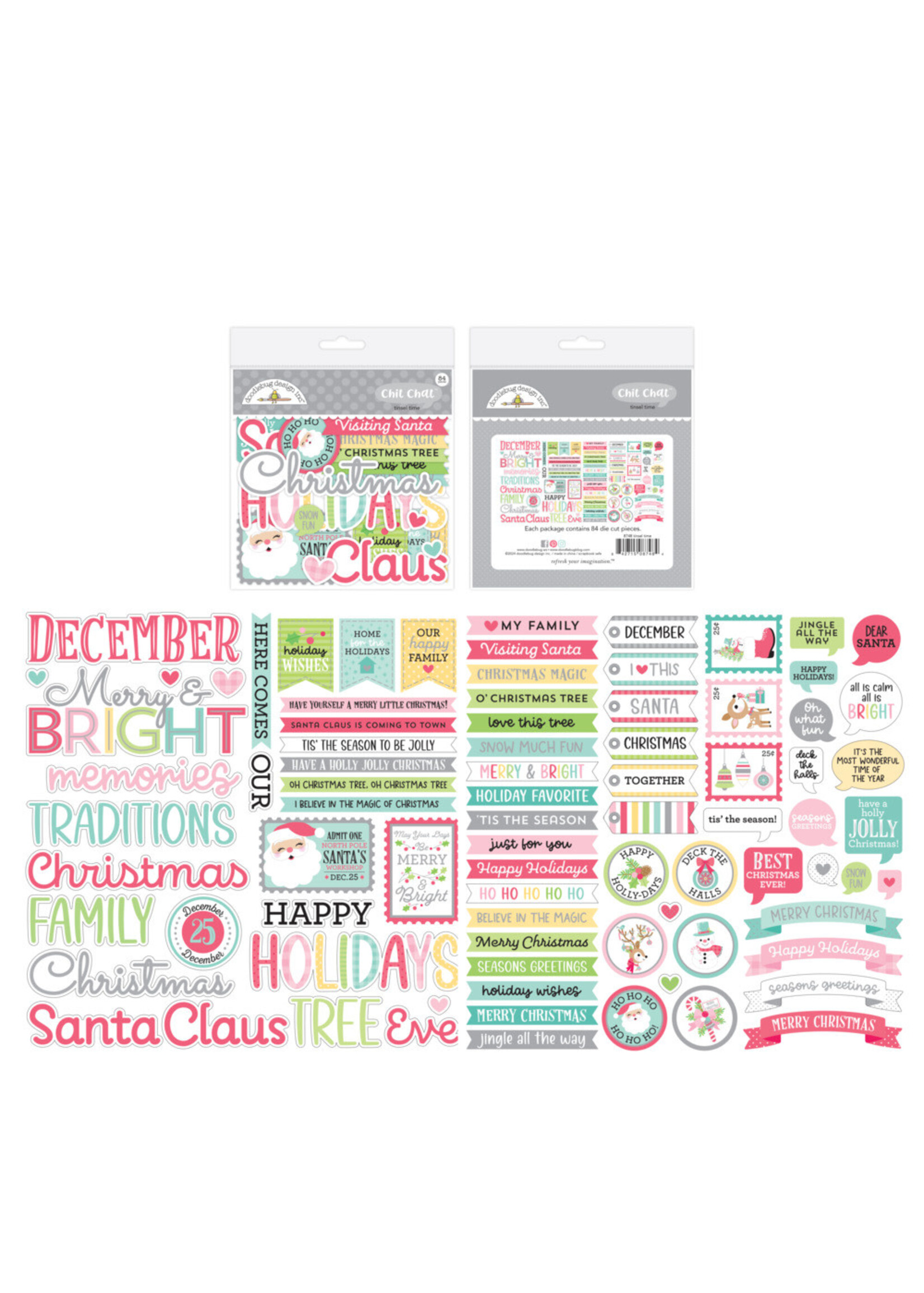 Doodlebug Doodlebug Chit Chat, Tinsel time