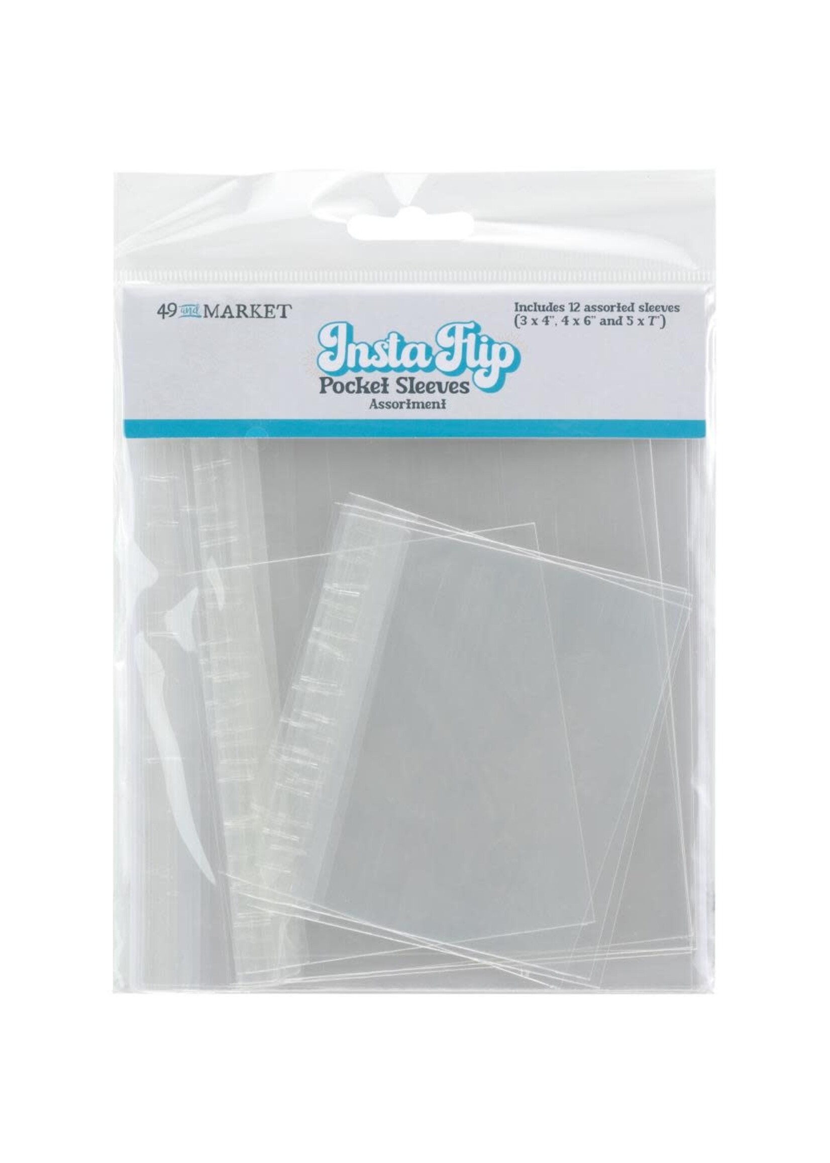 49 & Market 49 and Market Insta Flip Pocket Sleeves, Assortment
