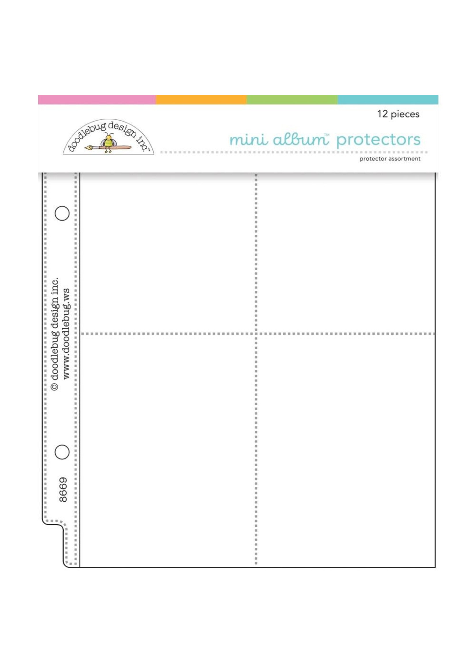 Doodlebug Doodlebug Mini Album Protectors - Assorted