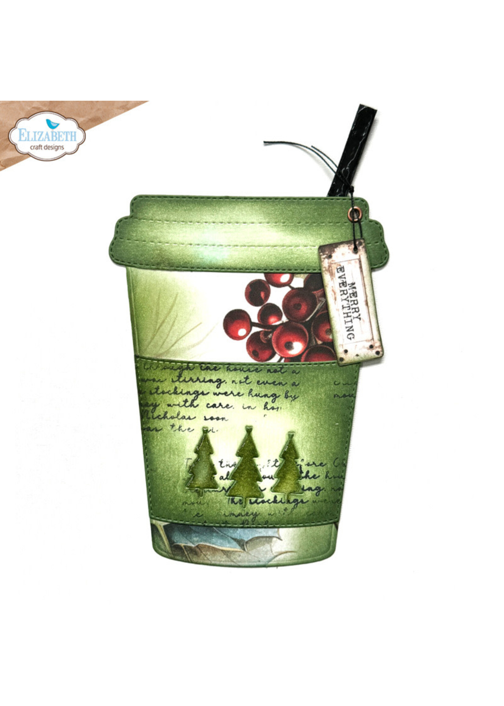 Elizabeth Craft Design ECD Die, Take Away Cup