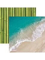 Reminisce 12x12 Pattern Paper, Costal Serenade Ocean