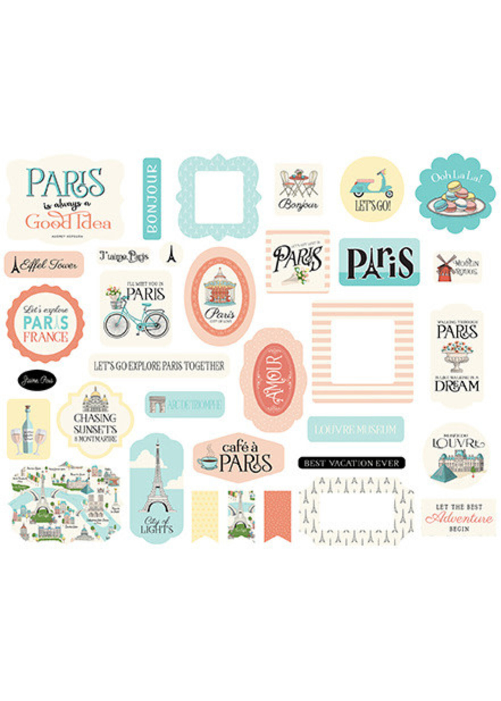 Carta Bella CB Ephemera, Paris