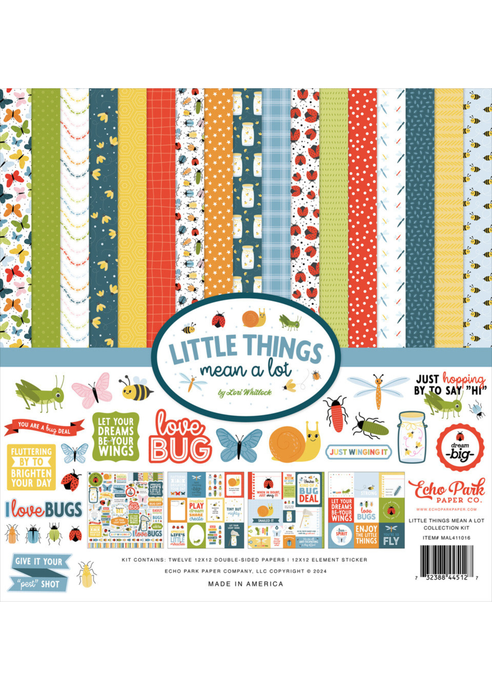 Echo Park Echo Park 12x12 Collection Kit, Little Things Mean a Lot