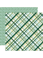Echo Park EP 12x12 Lucky Charm, Irish Plaid