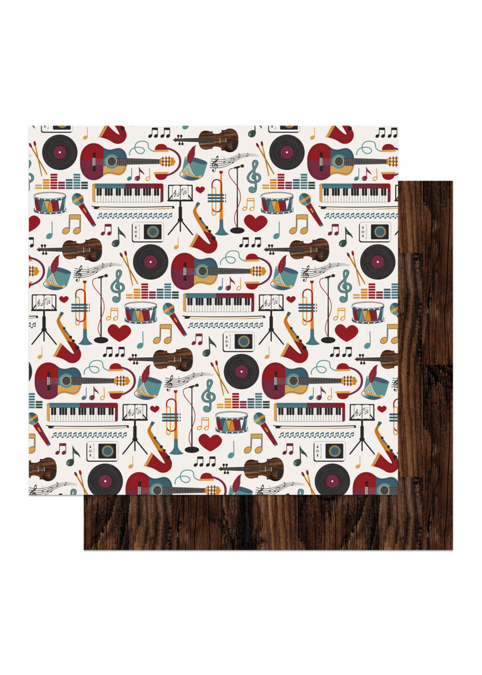 PhotoPlay PP 12x12 Music Notes, Instruments