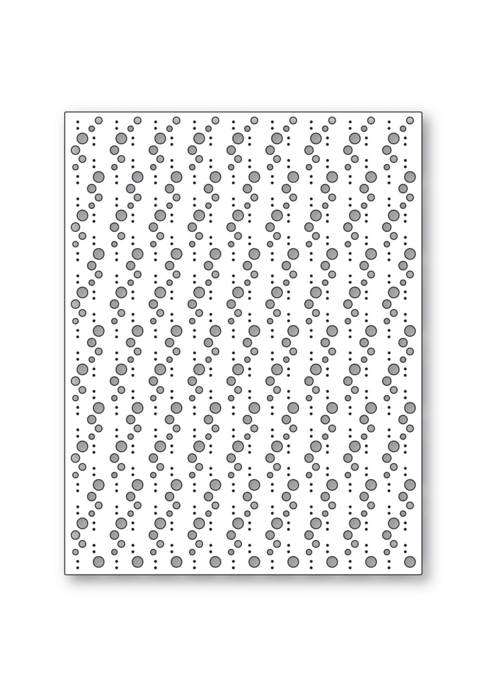 Memory Box Memory Box Die, Bubble Dots Plate
