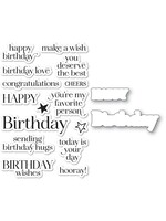 Memory Box Open Box Studio Stamp/Die Set, Birthday Chic