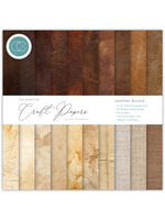 Craft Consortium Craft Consortium 6x6 Premium Paper Pad, Leather Bound