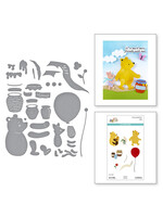 Spellbinders Die, Pooh & Piglet Etched Dies, Say Cheese Classic Collection