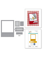Spellbinders Die, Memory Frames Etched from Say Cheese Classic Pooh