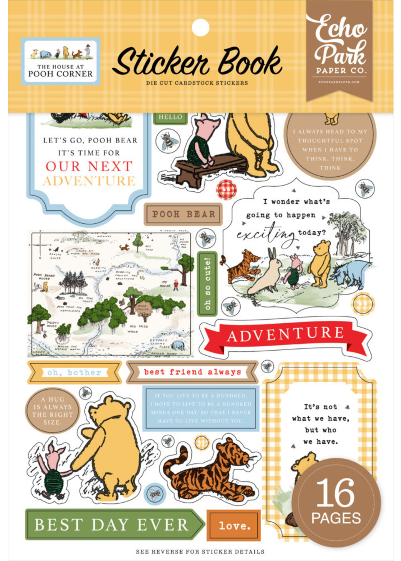 Echo Park Sticker Book, The House at Pooh Corner