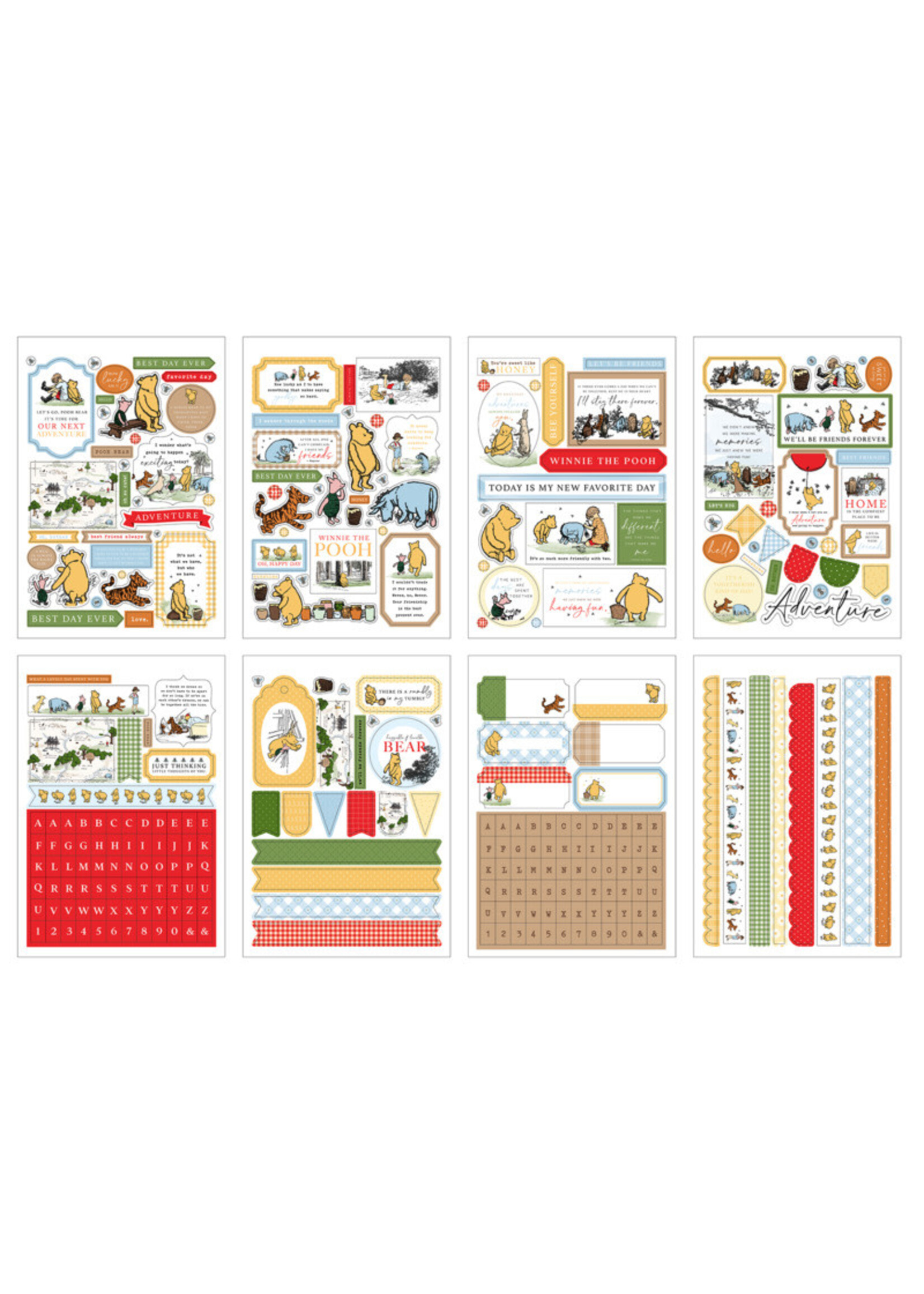 Echo Park Sticker Book, The House at Pooh Corner