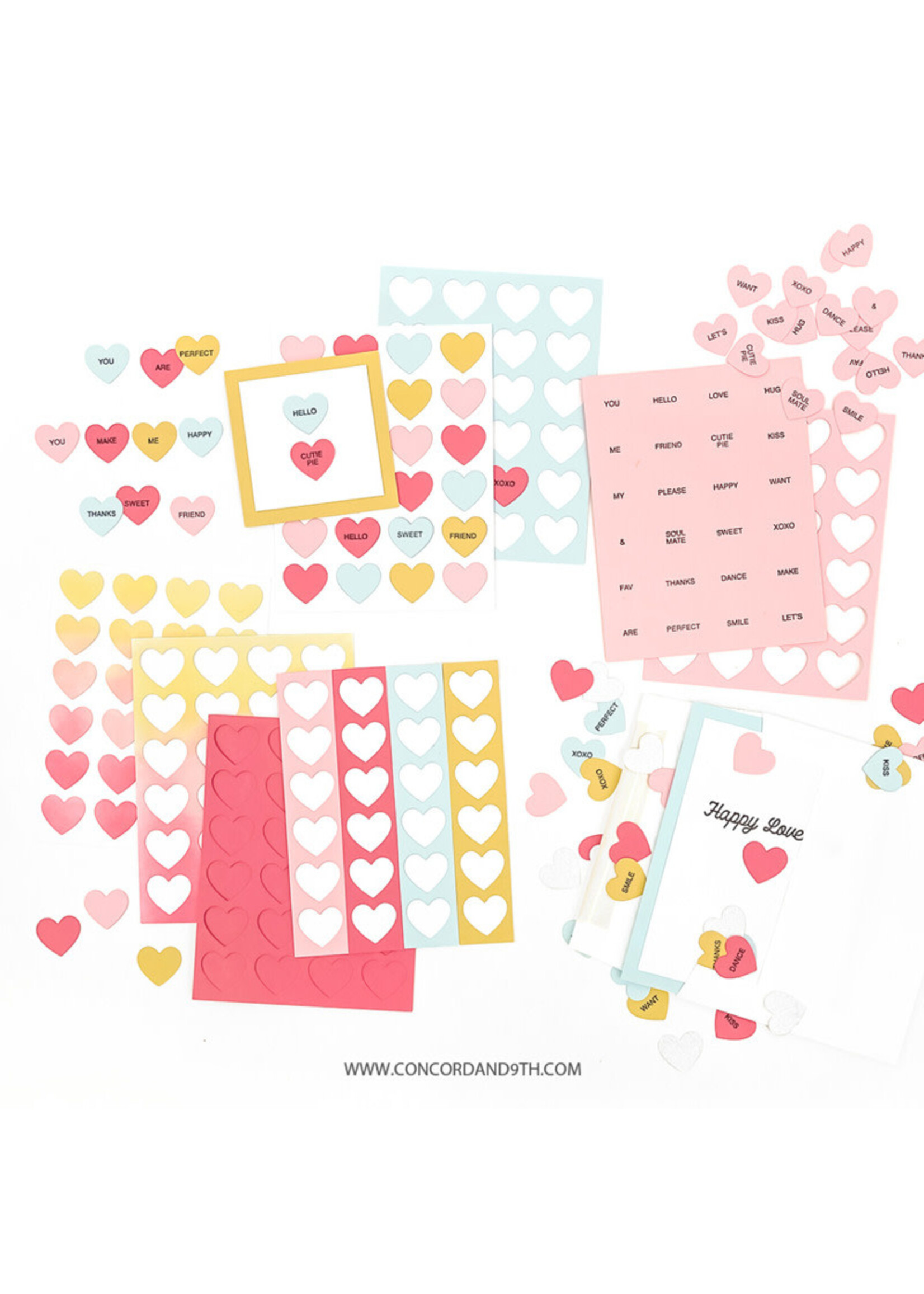Concord & 9th Inlay Die, Mix & Match Hearts