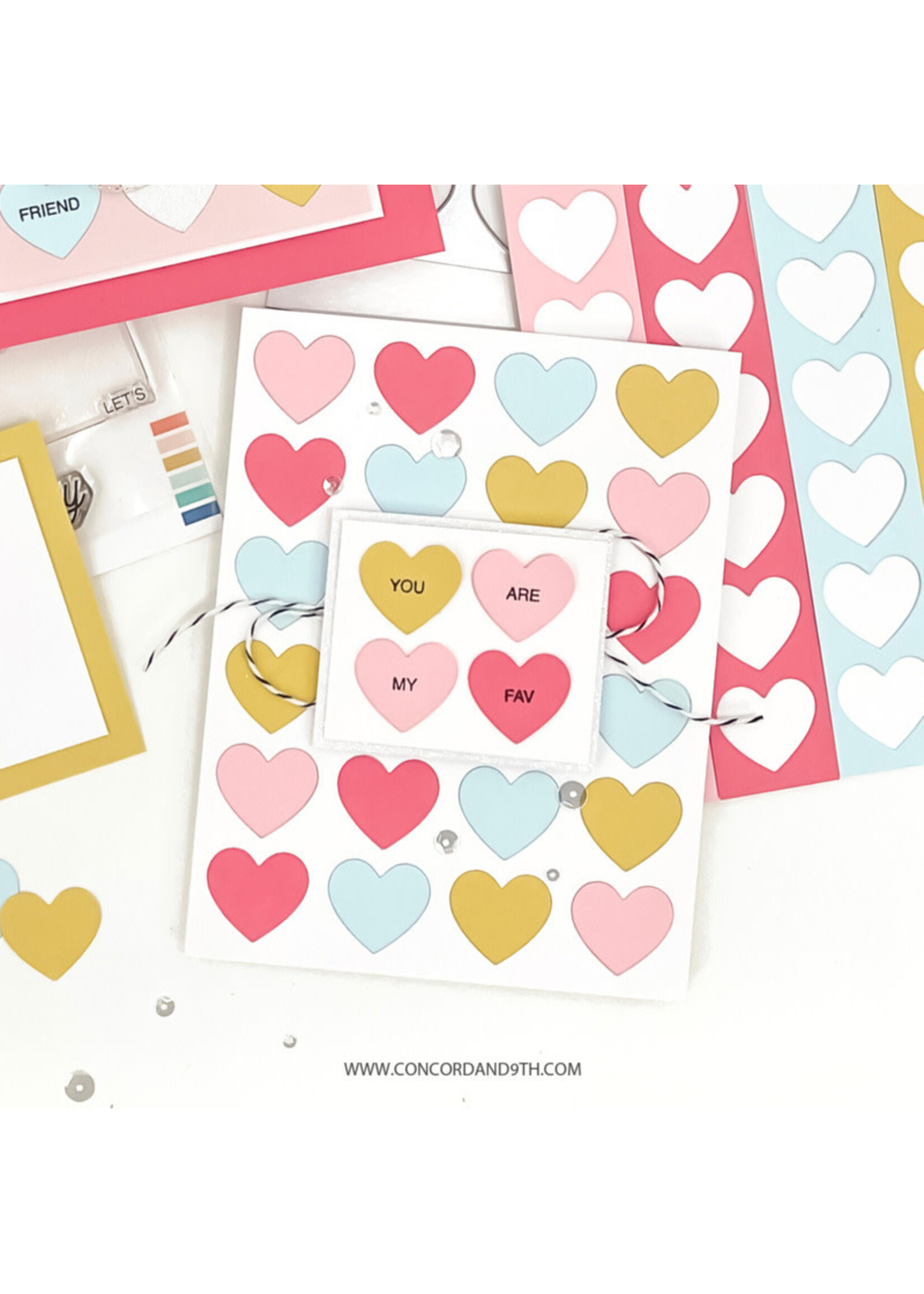 Concord & 9th Inlay Die, Mix & Match Hearts