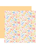 Echo Park 12x12 Bunnies and Baskets, Hoppy Floral