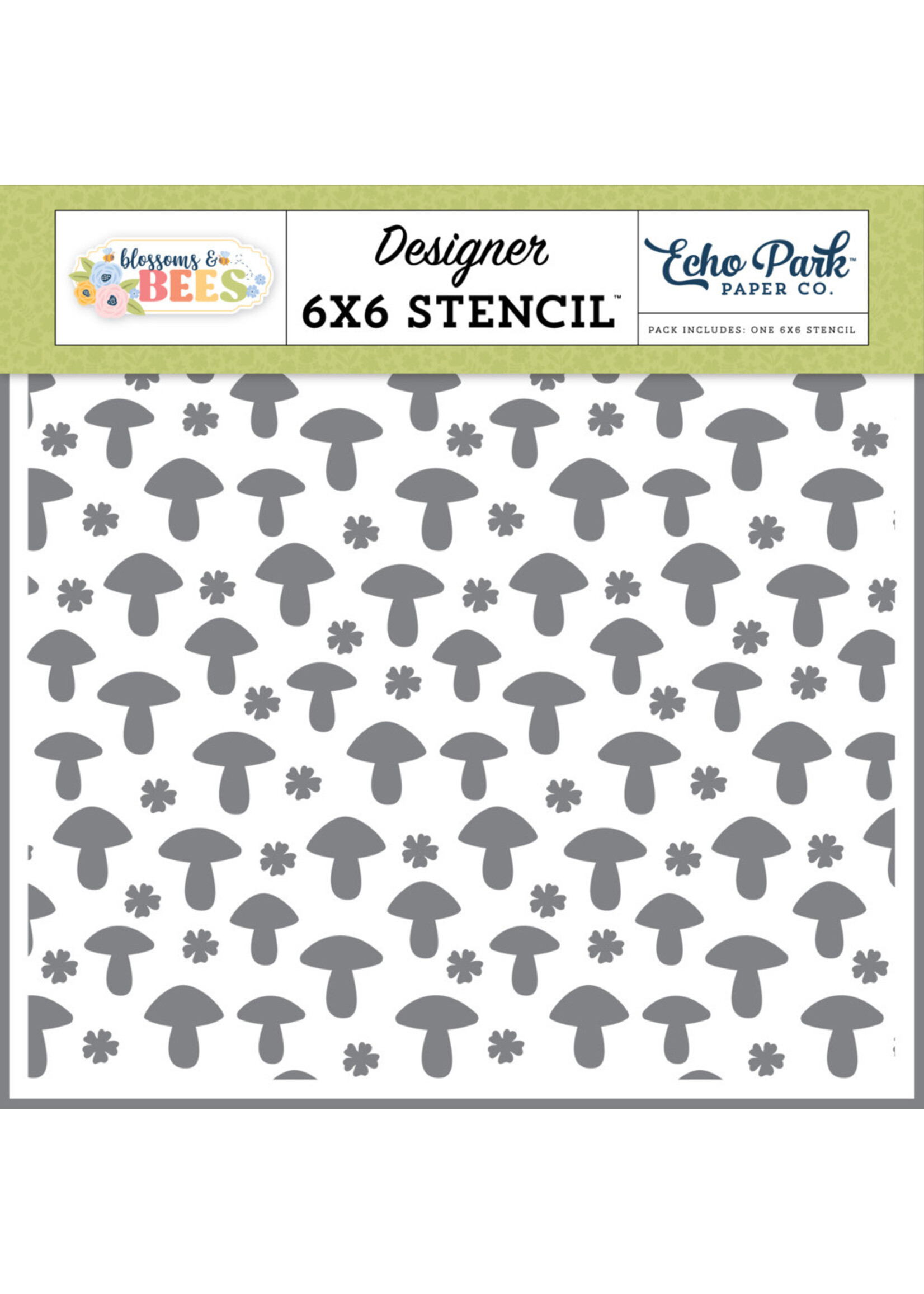 Echo Park Echo Park Stencil, Blossom & Bees