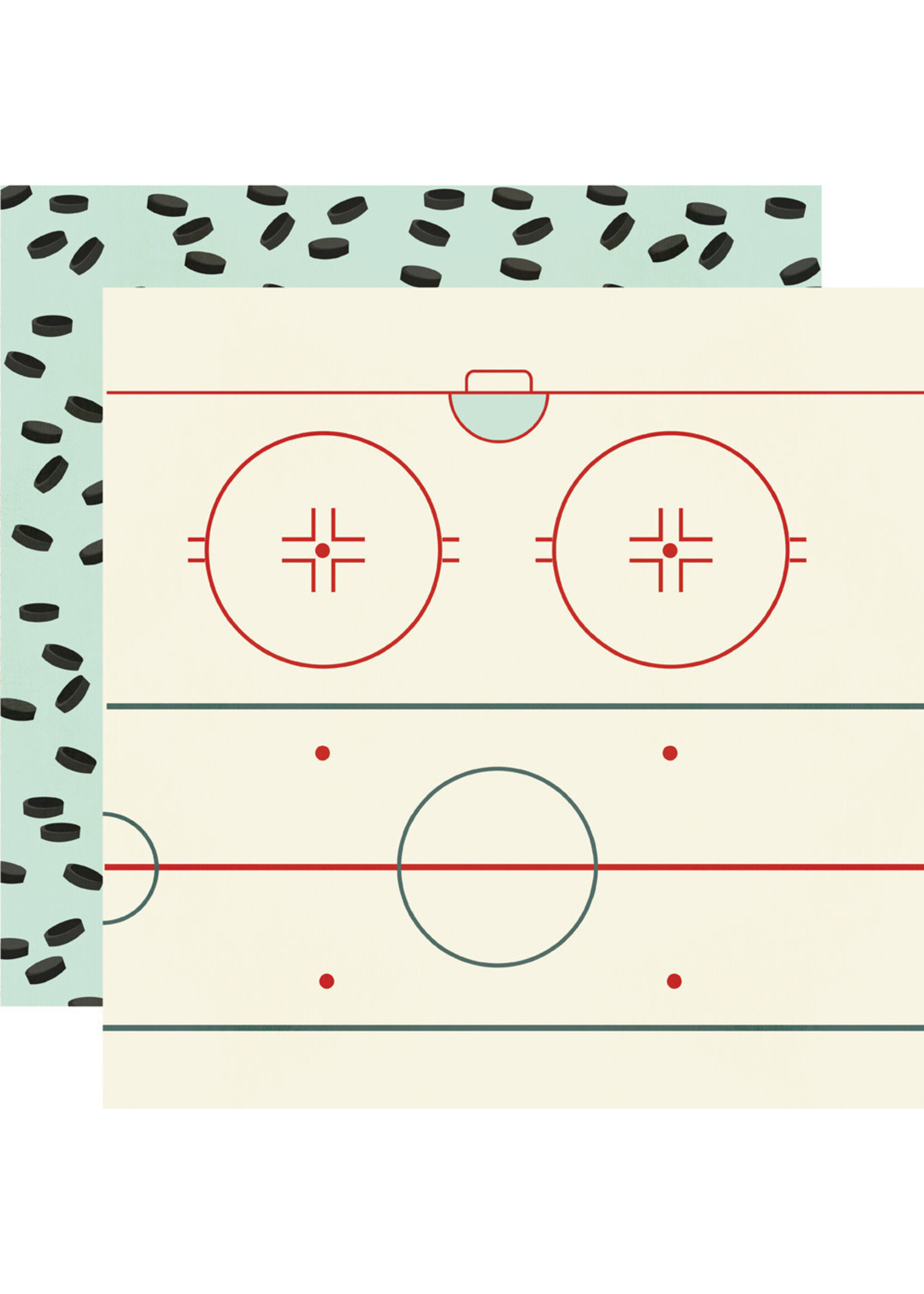 Simple Stories Simple Stories 12x12 Hockey, Face Off