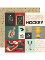 Simple Stories 12x12 Hockey, Elements